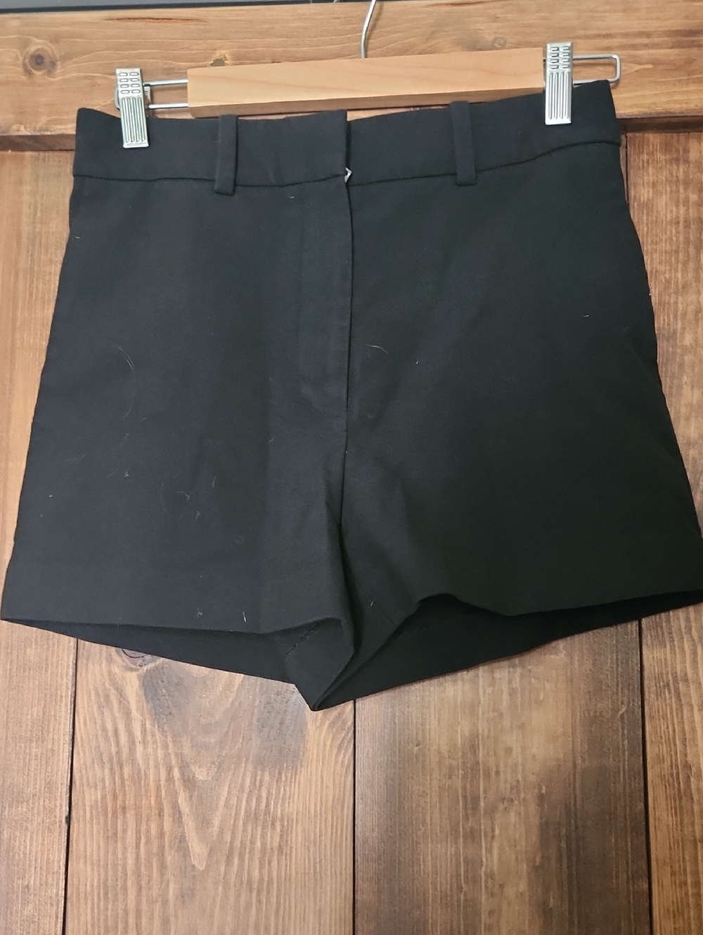 Babaton Black High-Waist Tailored Shorts